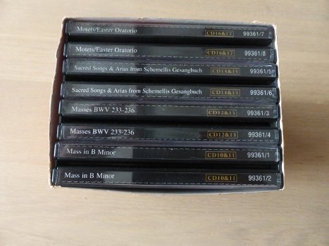 8 CD box Bach edition vocal works vol. 1 - 5