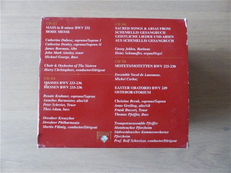 8 CD box Bach edition vocal works vol. 1 - 6