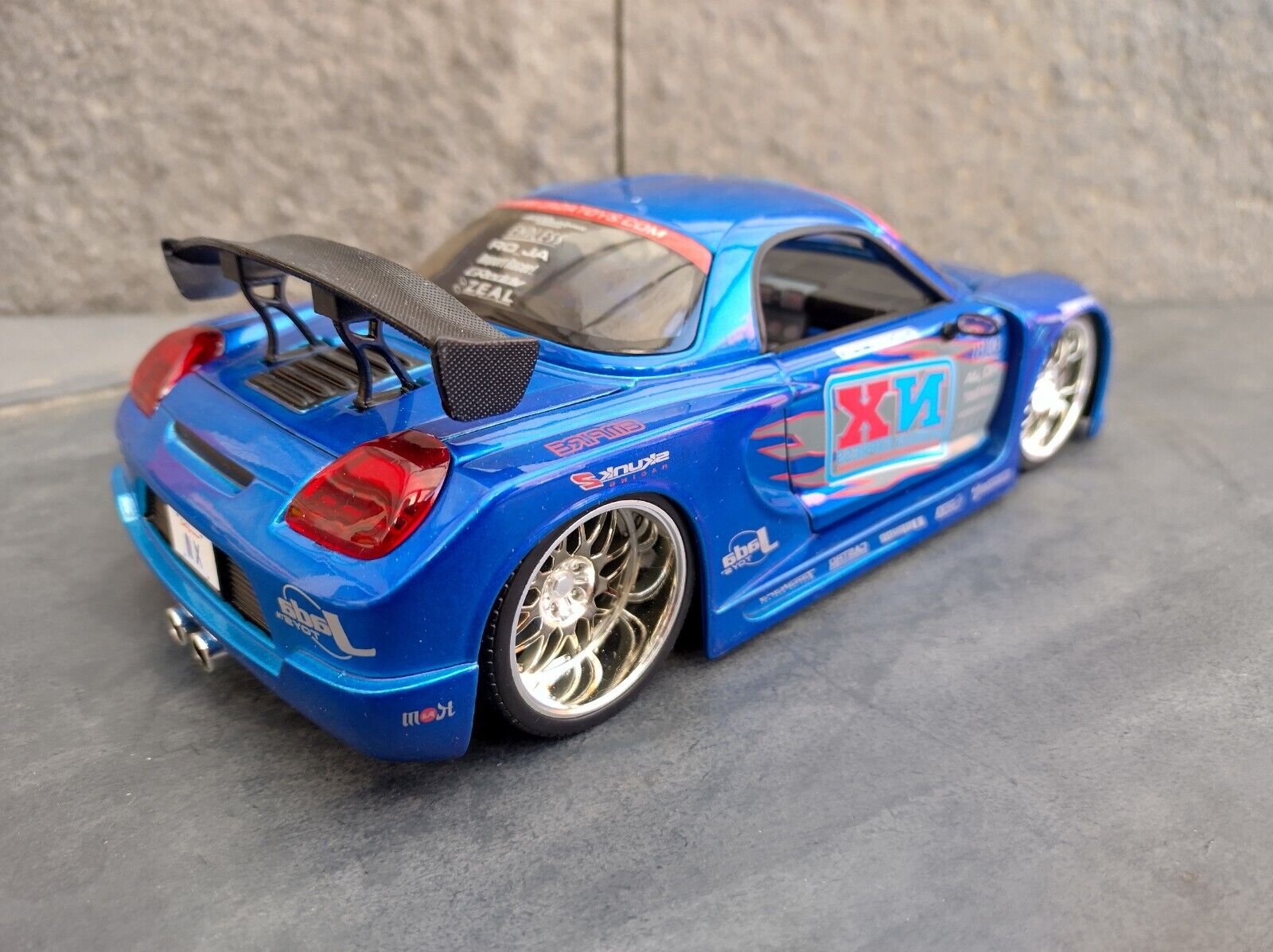 1:18 Jada Toys Toyota MR2 Spyder 1998 tuning RO_JA - Afbeelding 3