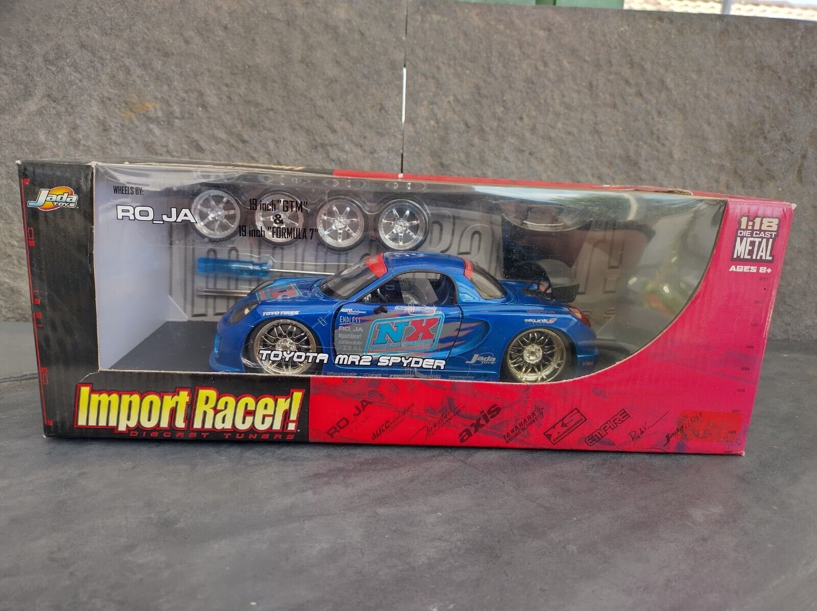 1:18 Jada Toys Toyota MR2 Spyder 1998 tuning RO_JA - Afbeelding 8