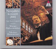 Nikolaus Harnoncourt  -  Wiener Philharmoniker – Neujahrskonzert 2001 • New Year's Concert  (2 CD) 