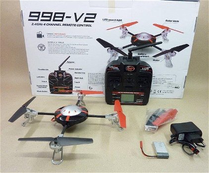 Quadcopter 998-V2 2.4 GHz 30 cm nieuw - 5