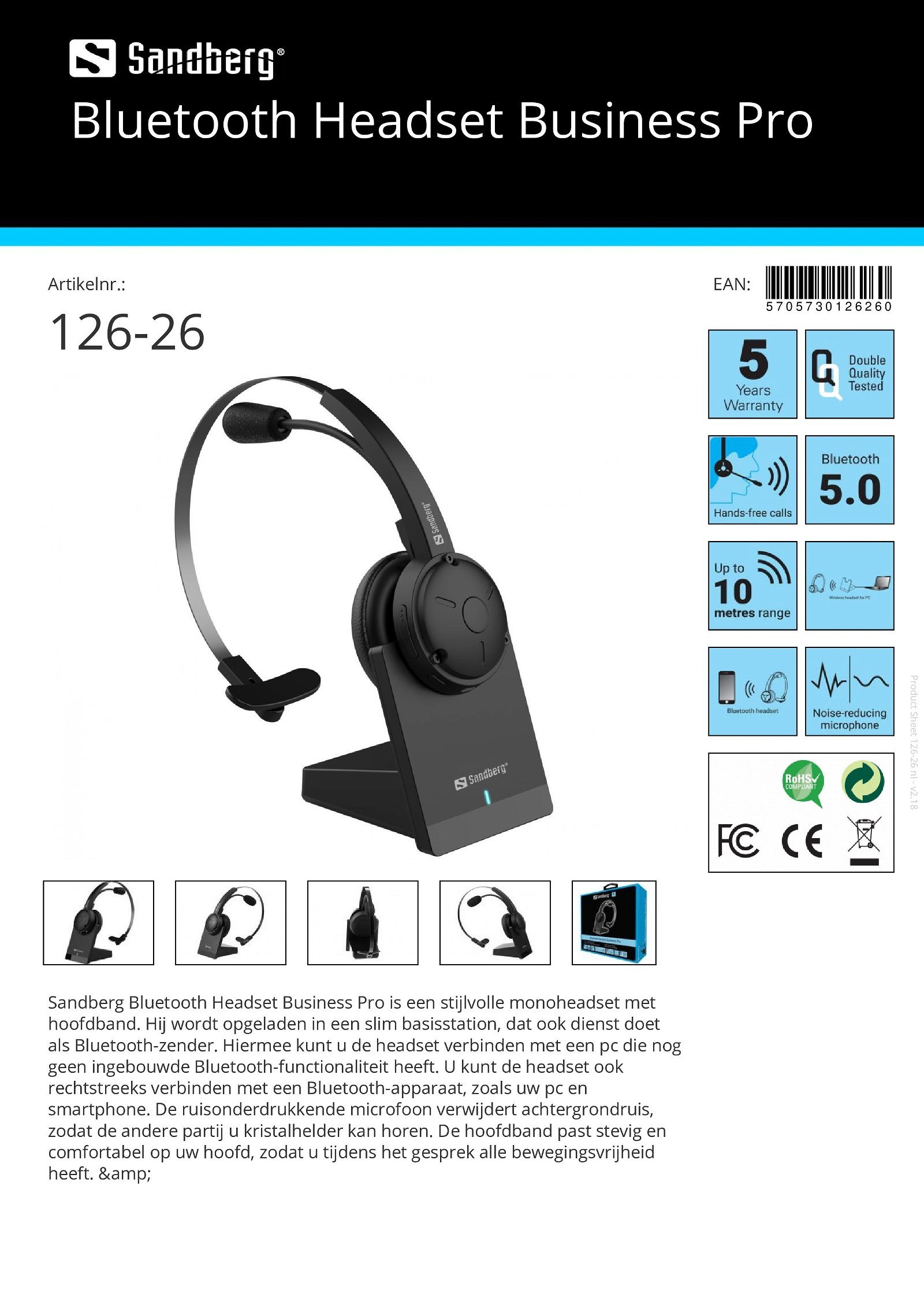 Bluetooth Headset Business Pro - Afbeelding 2