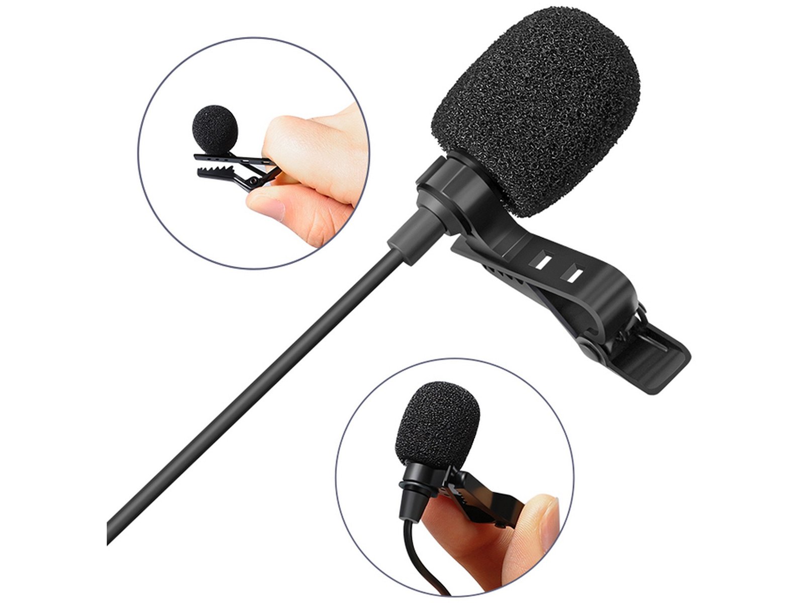 Streamer USB Clip Microphone kleine discrete microfoon - Afbeelding 3