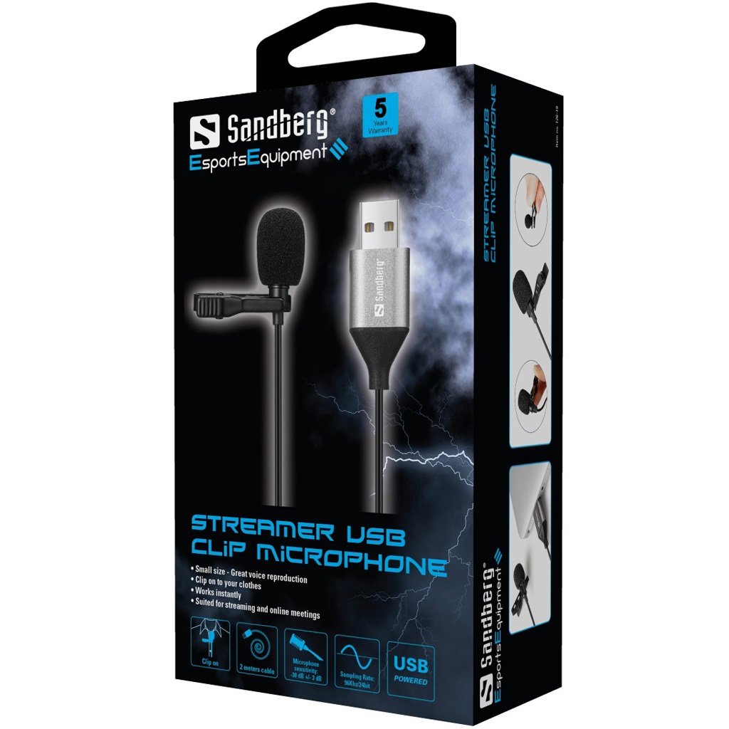 Streamer USB Clip Microphone kleine discrete microfoon - Afbeelding 7