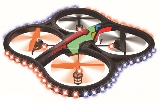RC Quadcopter Ufo X30 2.4 GHz 60cm met led verlichting - 0