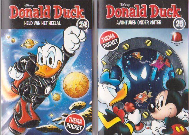 Donald Duck dubbelpockets Extra / Thema 1 t/m 25 compleet - Afbeelding 7