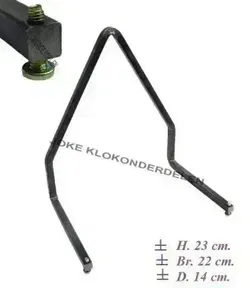 = Comtoise stoel = met stelschroef = onbewerkt =36685