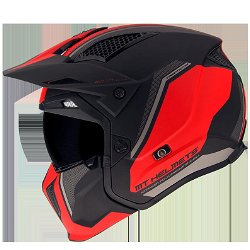HELM MT STREETFIGHTER SV MAAT XS MOTOR/BROMMER rood zwart