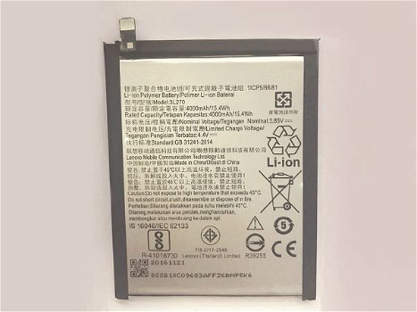 batería de celulares Lenovo Vibe K6 Plus G Plus/G5 Plus BL270 - 0