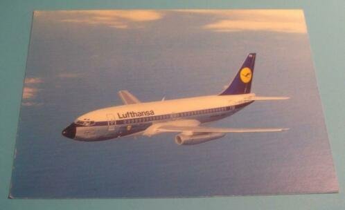 Kaart vliegtuig Lufthansa B737 city jet(nr.2) - 0