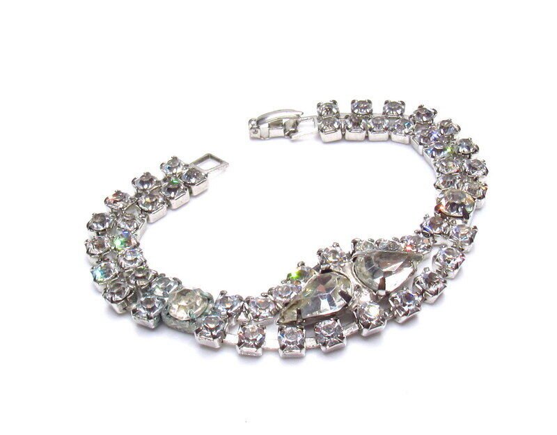 Vintage strassarmband - nr. 1