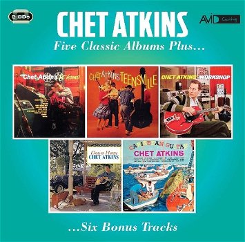 Chet Atkins - Five Classic Albums Plus (2 CD) Nieuw/Gesealed - 0