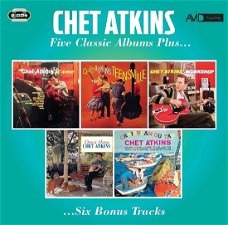 Chet Atkins  -  Five Classic Albums Plus  (2 CD) Nieuw/Gesealed