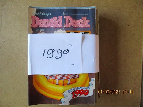 adv7054 donald duck weekblad 1990 compleet - 0