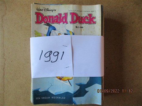 adv7055 donald duck weekblad 1991 compleet - 0