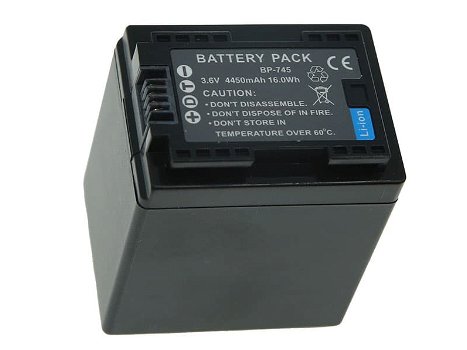 batería para CANON HF R86 R806 R506 R606 R66 M52 R38 BP-745 - 0