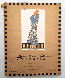AGB Art Gout Beauté Octobre 1923 #38 Art Deco Mode