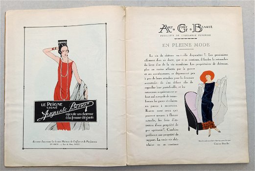 AGB Art Gout Beauté Octobre 1923 #38 Art Deco Mode - 3