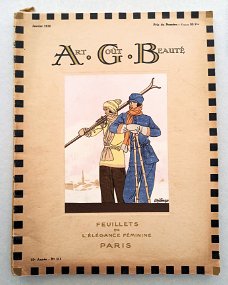 AGB Art Gout Beauté Janvier 1930 #113 Art Deco Mode