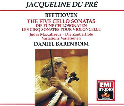 Jacqueline Du Pré - Ludwig van Beethoven, Daniel Barenboim – Cello Sonatas, Variations (2 CD) - 0