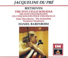 Jacqueline Du Pré  -  Ludwig van Beethoven,  Daniel Barenboim – Cello Sonatas, Variations   (2 CD)