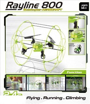 Quadcopter R800 Aerocraft 2.4 GHz 4-kanaals radio grafisch - 2