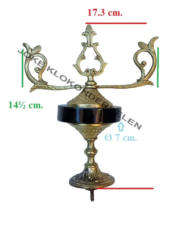 = Klokstel ornament = 47850 - Afbeelding 2