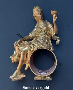 = Klokstel beeld = oud = 47876