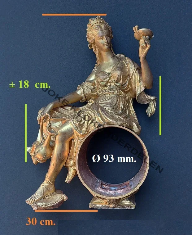 = Klokstel beeld = oud = 47876 - Afbeelding 2
