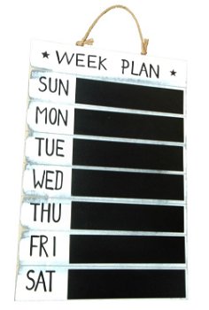 Weekplanner met koord - 1