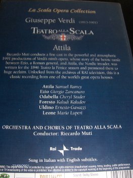 4 Verdi Opera's-Attila uit La Scala+Aida+Un Ballo in Maschera+La Traviata Glydebourne Festival. - 1