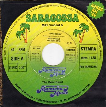 Mike Vincent The Boni Band – Saragossa (1980) - 0
