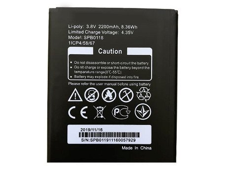 Replace High Quality Battery WILEYFOX 3.8V 2200mAh/8.36WH - 0