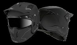HELM MT STREETFIGHTER MAAT S MOTOR/BROMMER ZWART NIEUW