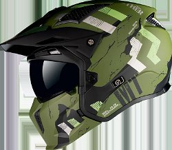 HELM MT STREETFIGHTER SV SKULL MAAT S MOTOR/BROMMER NIEUW