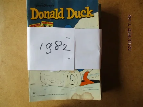 adv7115 donald duck weekblad 1982 compleet - 0