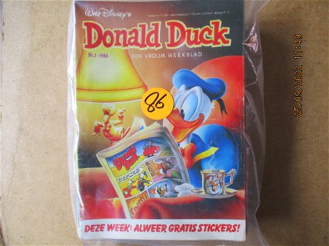adv7118 donald duck weekblad 1986 compleet - 0