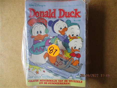 adv7119 donald duck weekblad 1987 compleet - 0