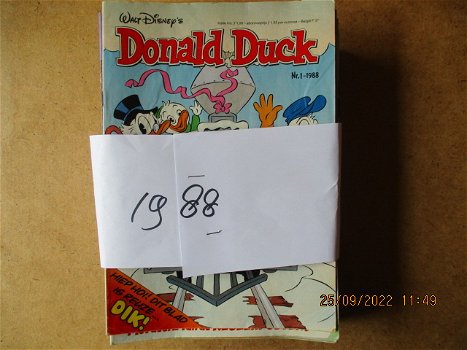 adv7120 donald duck weekblad 1988 compleet - 0