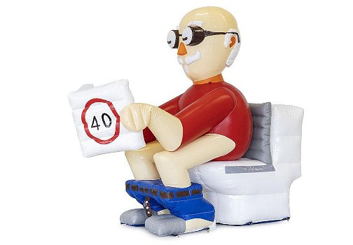 Abraham pop op WC / Toilet te huur landelijke bezorging mogelijk - 4