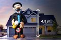 Abraham pop cartoon 4,5 meter hoog te huur, landelijke bezorging mogelijk - 0 - Thumbnail