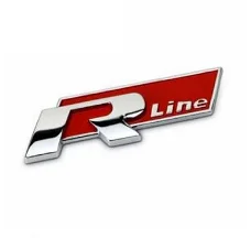 VW R-line Logo (volkswagen r-line emblem)