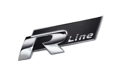 VW R-line Logo (volkswagen r-line emblem) - 1