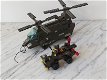Sluban B6600 Chinook transport-helikopter met trek-voertuig.. - 1 - Thumbnail