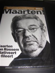 Eindejaarsconference's van Maarten van Rossem 2011 uit het DeLaMar Theater en 2012 uit Carré.