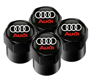 Auto ventieldopjes met Audi logo - 1