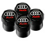 Auto ventieldopjes met Audi logo - 1 - Thumbnail