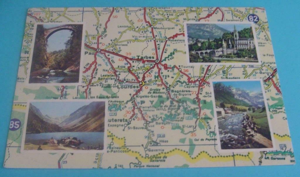 Kaart Les Pyrenees - nr. 1