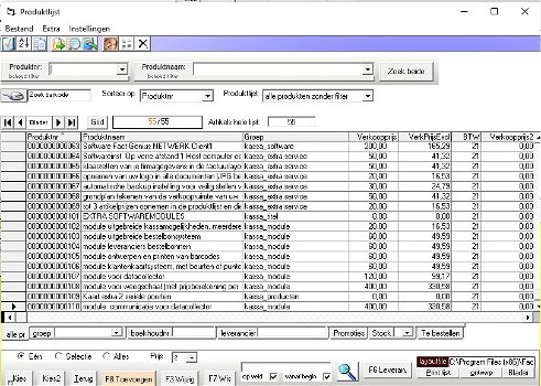 Facturatiesoftware voor drankencentrale - 1